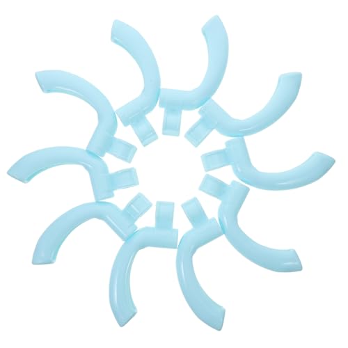 STOBAZA Replacement Handles for Dustpan Broom 10pcs Plastic Dustpan Handles Grip and Clip Sturdy and Comfortable Easy to Install