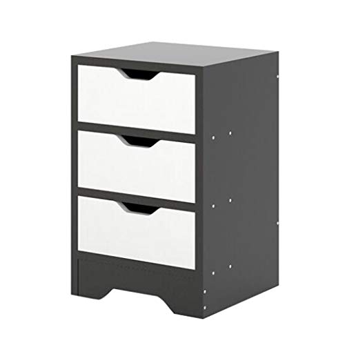 Preisvergleich Produktbild Rfeifei Nachttisch-Nachttisch mit Schubladen, großer Aktenschrank