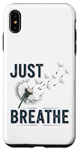 Just Breathe Dandelion �C���X�s���[�V���� �X���[�K�� �X�e�[�g�����g �X�}�z�P�[�X iPhone XS Max �p