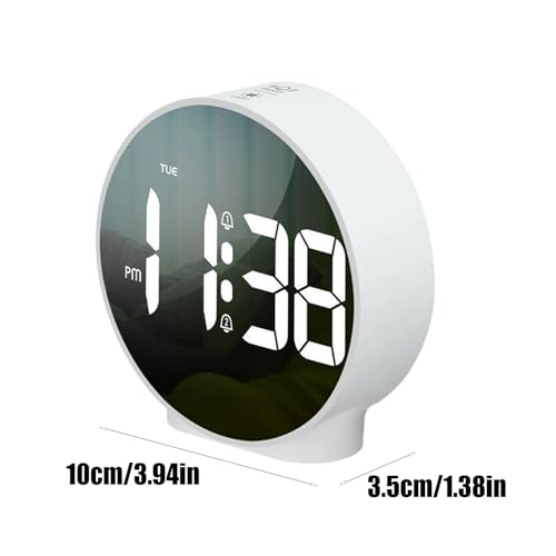 Despertador LED con pantalla clara que elimina reflejos en el aula 3