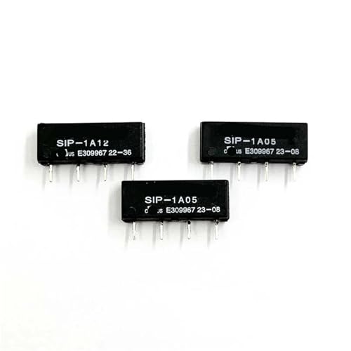 Composant électronique relais miniature 4 broches SIP-1A12 12V CC en lot de 10