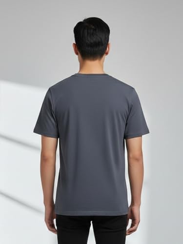 Image of Dollar Men's Pack of 1 Printed Non Zipper Round Neck T-Shirt
