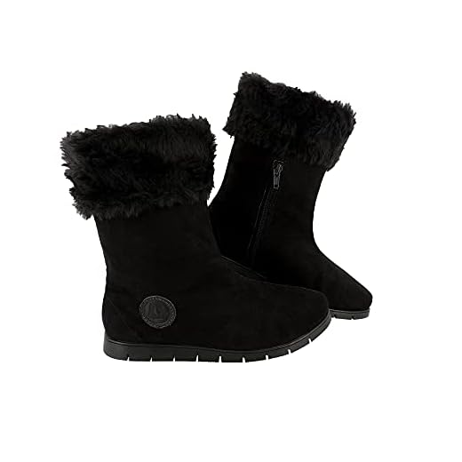 Bota Feminina Neve 100% Lã Pelo Dentro Esquimó Inverno Europa Confort AM201 Cor:3-Preto-Preto;Tamanho:36