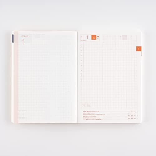 Hobonichi Techo Simplified Chinese Book [Chinese/A5/January 2022 Start/Monday Start] #TOP4