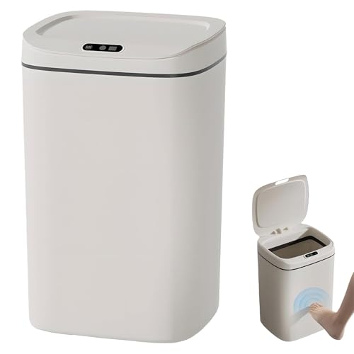 Poubelle de salle de bain automatique éliminant les mauvaises odeurs avec capteur 16 L