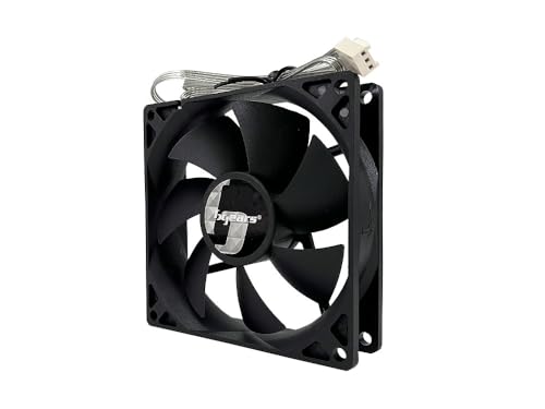 Bgears b-Blaster 90mm Extreme Cooling Gaming PC &amp; Mining Machine Fan, Hi-Speed 3500RPM w/Airflow of 78 CFM, 2 Ball Bearing Designed for Extended Life &amp; high Performance, 3 pin Connector, Black