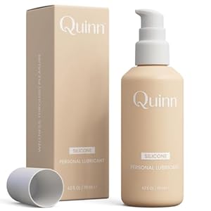 Quinn Wellness 4oz Silicone-Based Personal Lube, Organic Hypoallergenic & Hydrating Lubricant for Her, Him & Couples, Unscented Moisturizing Lubrication