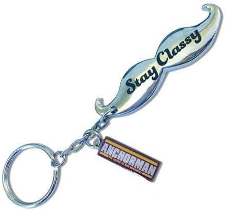 Seven20 Anchorman Moustache Bottle Opener Key Chain