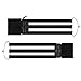 DCOFXGM Tactical Quick Release Buckle for Molle Vest Elastic Three-Band Cummerbund Quick Disconnect Buckles Mounting Strap (Black)