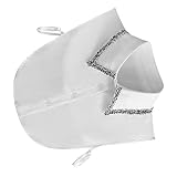 TINEASUR Collier Amovible pour Femme Chemisier Chic Et Élégant à Motif Pied Poule Faux Col Détachable pour Automne-Hiver Accessoire De Mode Pratique Et Polyvalent
