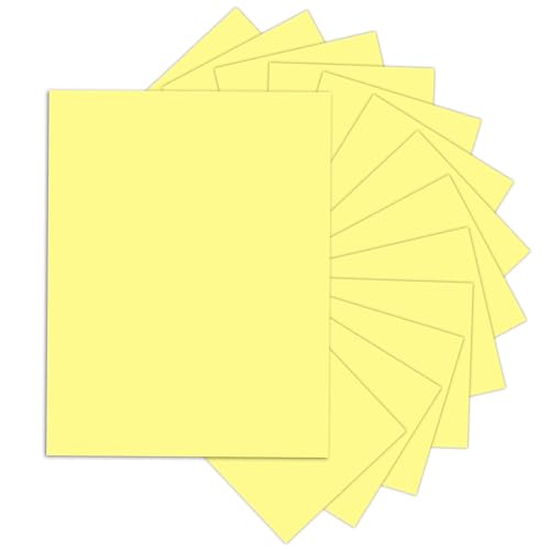 Papier cartonné jaune pour invitations et menus de mariage créatifs 24 pièces