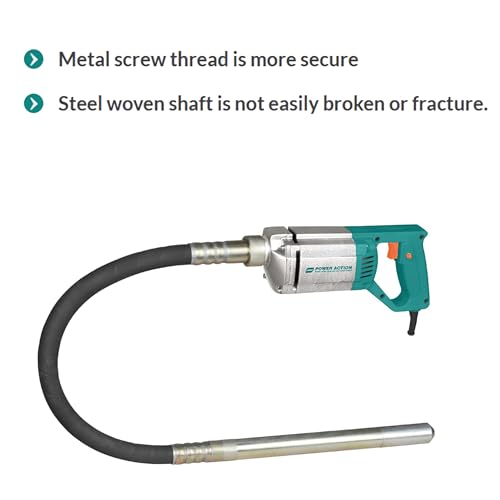 Image of Sulfar Power Action CV1000 Concrete Vibrator Input Power 1000W 220-240V, 50Hz No Load Speed 4000 /min Concrete Vibrator 35mmx1.5mm (CV1000)
