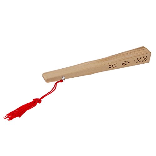 Fityle Favores De Festa De Casamento Ao Ar Livre De Madeira Do Fã Dobrável à Mão Do Sândalo Das Senh