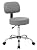 Boss Office Products Be Well Medical Spa Professional Adjustable Drafting Stool with Back, Grey