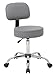 Boss Office Products Be Well Medical Spa Professional Adjustable Drafting Stool with Back, Grey