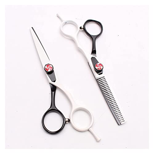 Ciseaux de coiffure amincissants YZCIS bleu et jaune pour outil de coiffure de salon