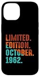 Photo Gallery edizione limitata ottobre 1962 compleanno custodia per iphone 14 Photo Gallery edizione limitata ottobre 1962 compleanno custodia per iphone 14