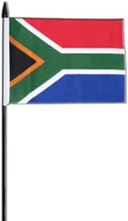 South Africa Small Hand Waving Flag 6" x 4" Inch Flag Superstore