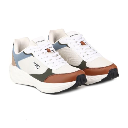 Red Chief Men’s White Running Shoes R1778 - Image 6
