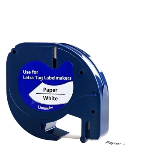 PHOVYAFI Livre Blanc 1/2 "x 13 '91330 Recharge Compatible avec Le Fabricant d'étiquettes 200B LT-100H 100T Plus(1PCS)