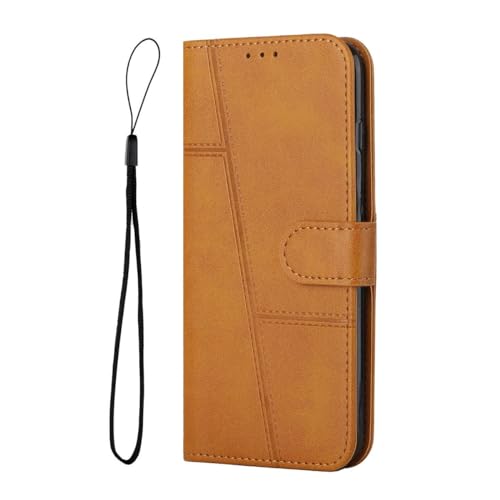 Étui de protection à rabat pour Sony Xperia 5 III jaune rigide - 2