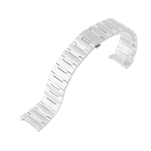 Bracelet montre acier inoxydable massif pour Omega Constellation 16mm boucle argent