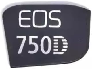 NEW Camera Body Fuselage Name Nameplate Model Number Label Logo Compatible with Canon EOS 750D