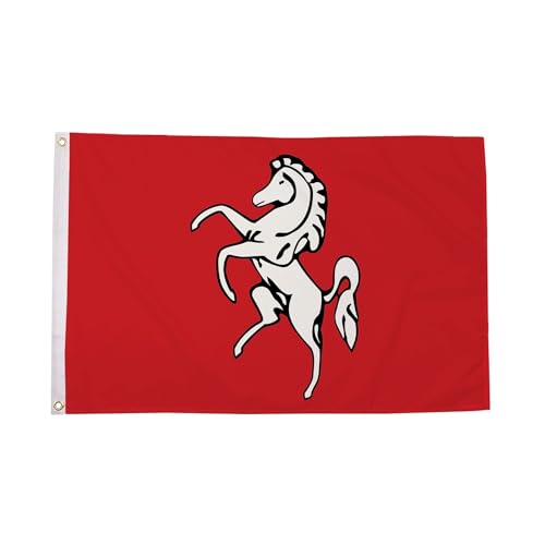 Bandera de Kent Flagtex gran formato con acabados de alta costura