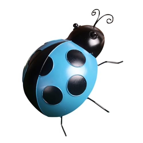 Hohopeti Sculpture Murale Insecte Fer Forgé Décoration Jardin Résistante et Légère pour Intérieur Extérieur Art Mural et Vivant pour Salon Chambre Bureau