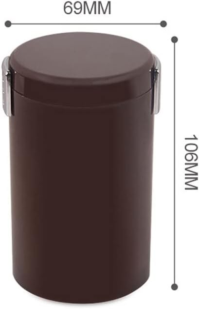 Ashtrays Car Ashtray Flame Retardant Ashtray Exquisite Workmanship Car Accessories Black Brown Red Home Ashtrays (Color Name : B)