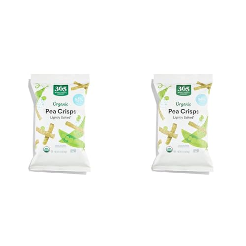 365 by Whole Foods Market, Crisp Pea Lightly Salted Organic, 3.3 Ounce (Pack of 2)