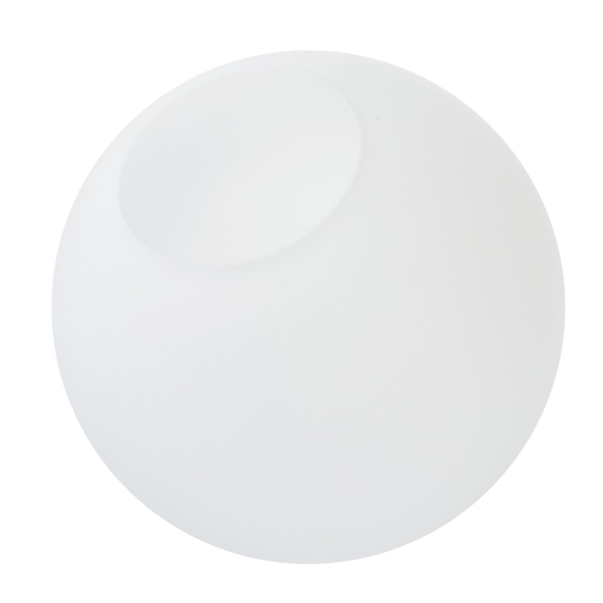 Angoily Runder Milchglas Lampenschirm aus Glas mit Matter Oberfläche Weicher Lichtdiffusion und Blendreduzierung für Schlafzimmer und Wohnräume