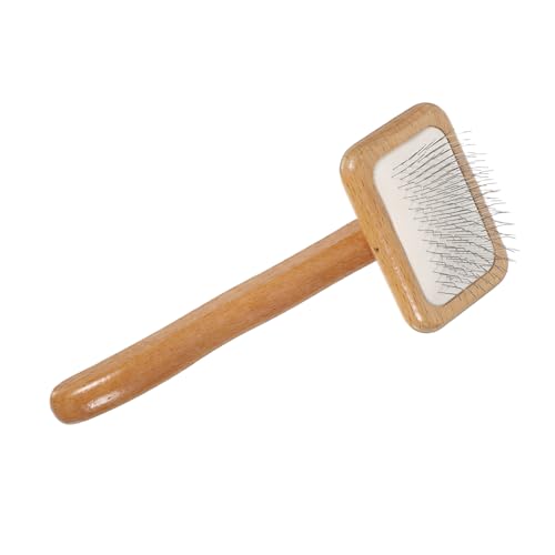 SUPVOX Hair Removal Comb for Dogs Pet Hair Deshedding Brush Self-cleaning Slicker Brush