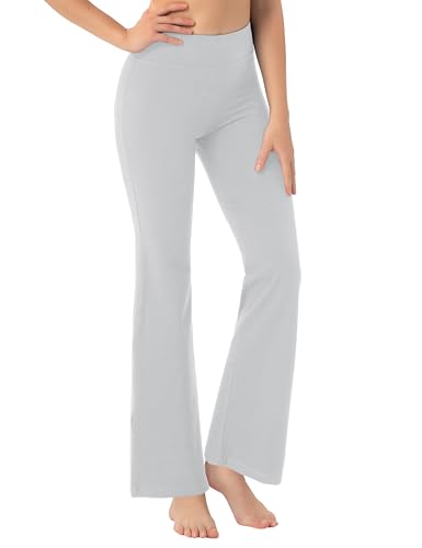 Image of BUBBLELIME 29 inch /31 inch /33 inch /35 inch /37 inch 3 Styles Women's High Waist Bootcut Yoga Pants Basic /Side Pockets Tummy Control Workout Flared