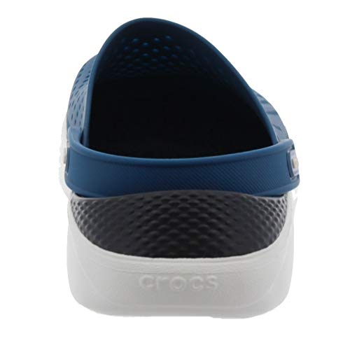 Crocs Literide Tamanco, Masculino, Azul (Vivid Blue/Almost White), 40