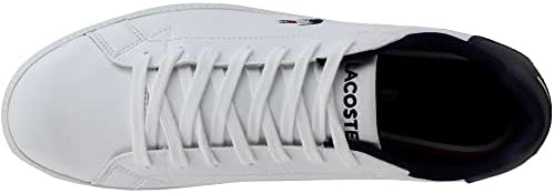 Lacoste Men's Graduate Sneaker, White/Navy/Red, 11 Medium US | Image 3