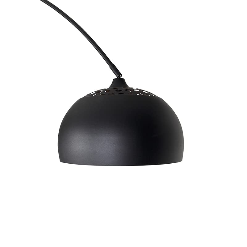 QAZQA - Smart moderne booglamp zwart incl. WiFi G96 - Vinossa