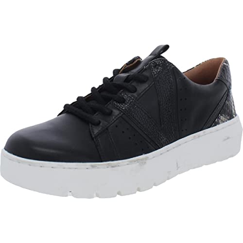 Vionic Women's Abyss Simasa Casual Lace-Up Sneaker- Supportive Walking Shoes That Include Three-Zone Comfort With Orthotic Insole Arch Support, Medium Fit Black 6 Medium Us #TOP1