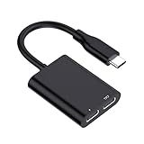 Quick ChargingとUSB接続を備えた1 USB Cハブグラスハブの複数のデバイス2