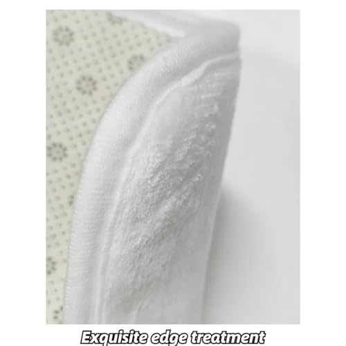 Tapis Floral Lavable pour Salon Solution Sol Doux pour Chambre 120x160 cm