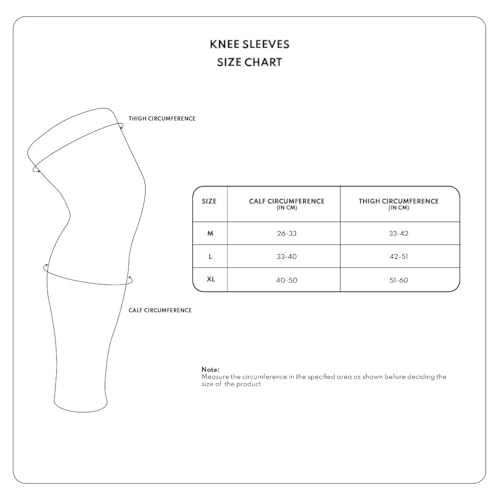 Image of KUE Knee Compression Sleeve Support for Men & Women | Pain Relief, Injury Recovery, Sports, Running, Gym, Cycling, Workout | Knee Brace for Joint Support (L, Grey, Pack of 1)