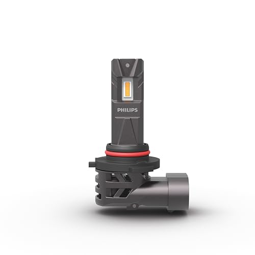 Image of Philips WeatherVision LED car headlight bulb (HB3 /HB4), ultra-compact direct-fit, Halogen color match, easy install, LED performance, 3500K, set of 2