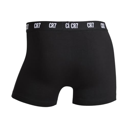 CR7 Men's Trunk 5-Pack In Travel Zip Bag (Large) Black4