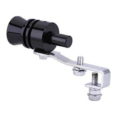 Car Turbo Sound Exhaust Whistle Muffler Auto Blow‑off Valve Simulator S, M, L (Optional)(L-black) Cover