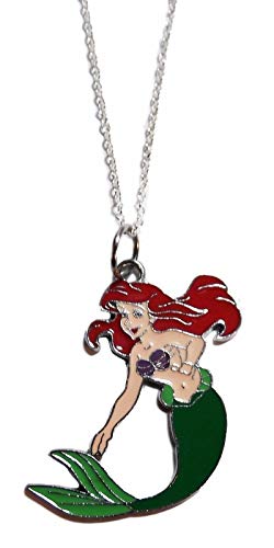 Mainstreet 247 The Little Mermaid Ariel Metal Pendant with Enamel Finish Necklace