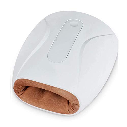 BEIAKE Handmassagegerät Mit Wärme-Elektrischer Knöchel-Blam-Handgelenk-Komprimier-Luftdruck-Massage-Werkzeug Für Finger Arthritis, Verstauchung, Carpal-Tunnelschmerzlinderung,Weiß Cover