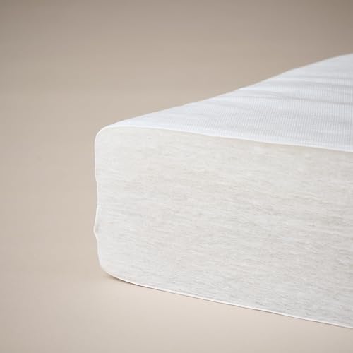 Obaby Fibre Cot Mattress – 100 x 50 cm – White – Hypoallergenic, Breathable & Firm Mattress for Baby Cots
