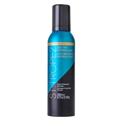 St. Tropez Express Dark Mousse for Fastest Sunless Tan in 3 hours