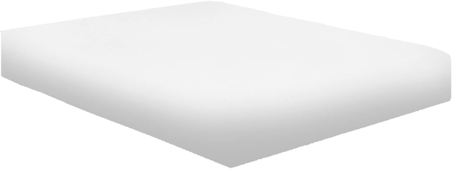 Finest 100% Egyptian Cotton 16" 40CM Extra deep Fitted Sheets 15 Colours Single Double King Super King (White, King)