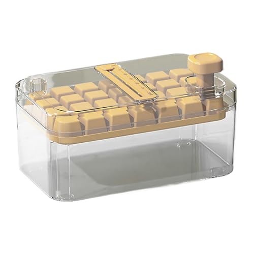 Moldes de hielo, molde cuadrado de 6 rejillas para congelador, para cóctel, antiadherente, herramientas de cocina para bebidas, cerveza, café, bebidas, fiesta de verano, picnic, camping, viajes